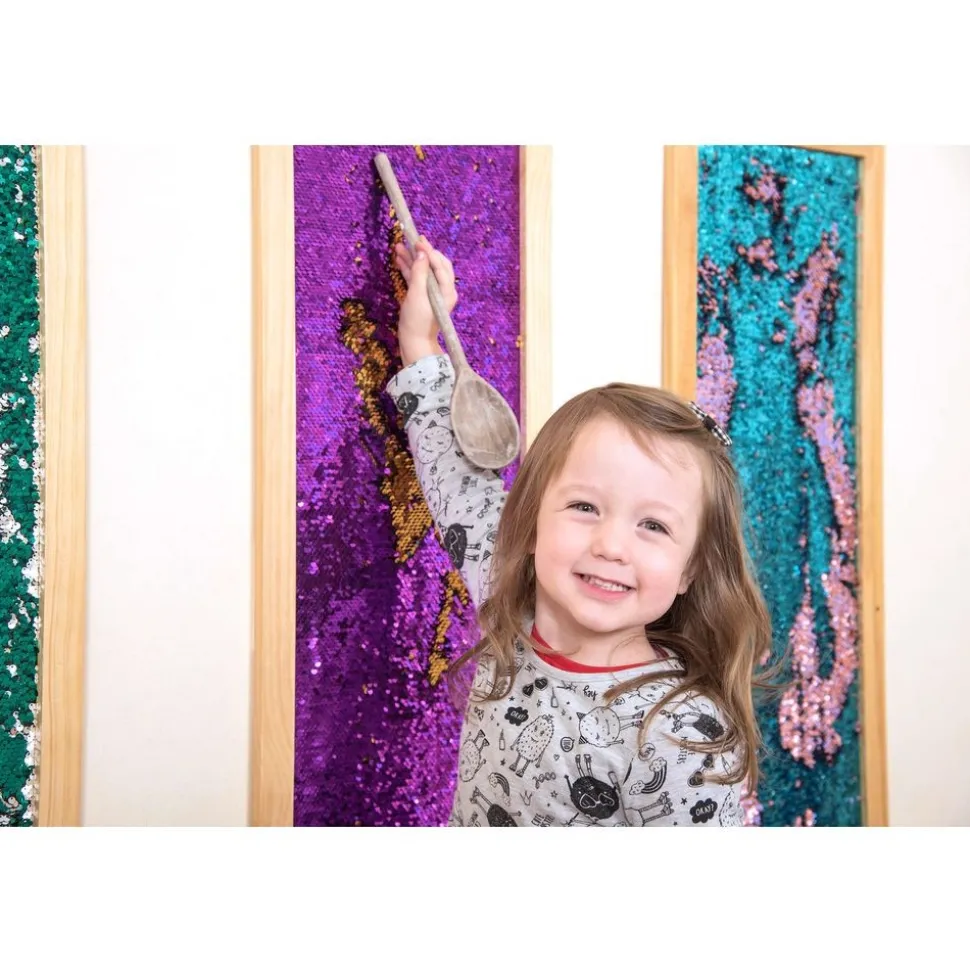 Mark Making Sequin Long Board - Purple 40" x 12"