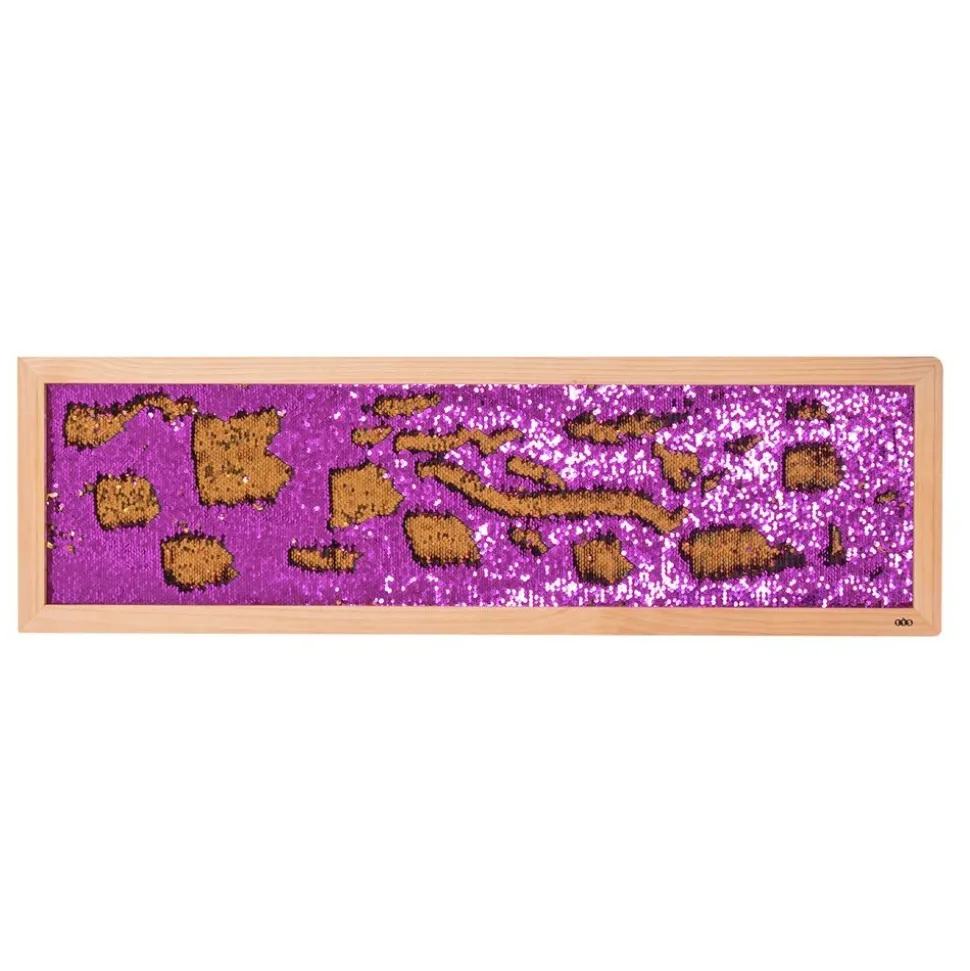 Mark Making Sequin Long Board - Purple 40" x 12"