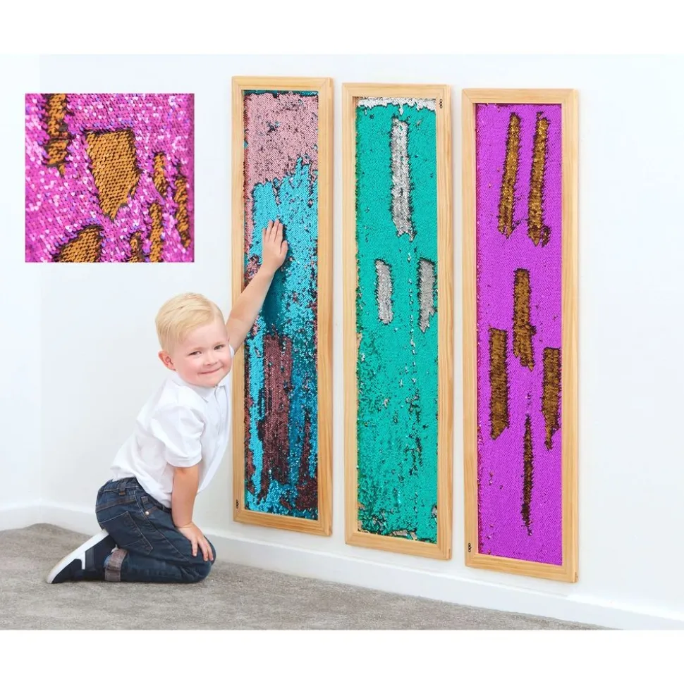 Mark Making Sequin Long Board - Purple 40" x 12"