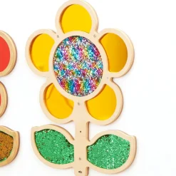 Mark Making Sequin & Mirror Daisy Frame - Yellow 30