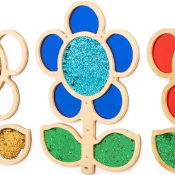 Mark Making Sequin & Mirror Daisy Frame - Blue 30