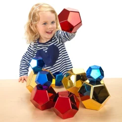 Marvelous Metallics™ Colored Boulder Blocks - 12 Pack
