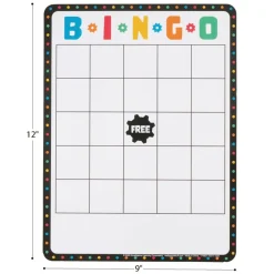 Math Bingo Dry Erase Mats - Set of 24