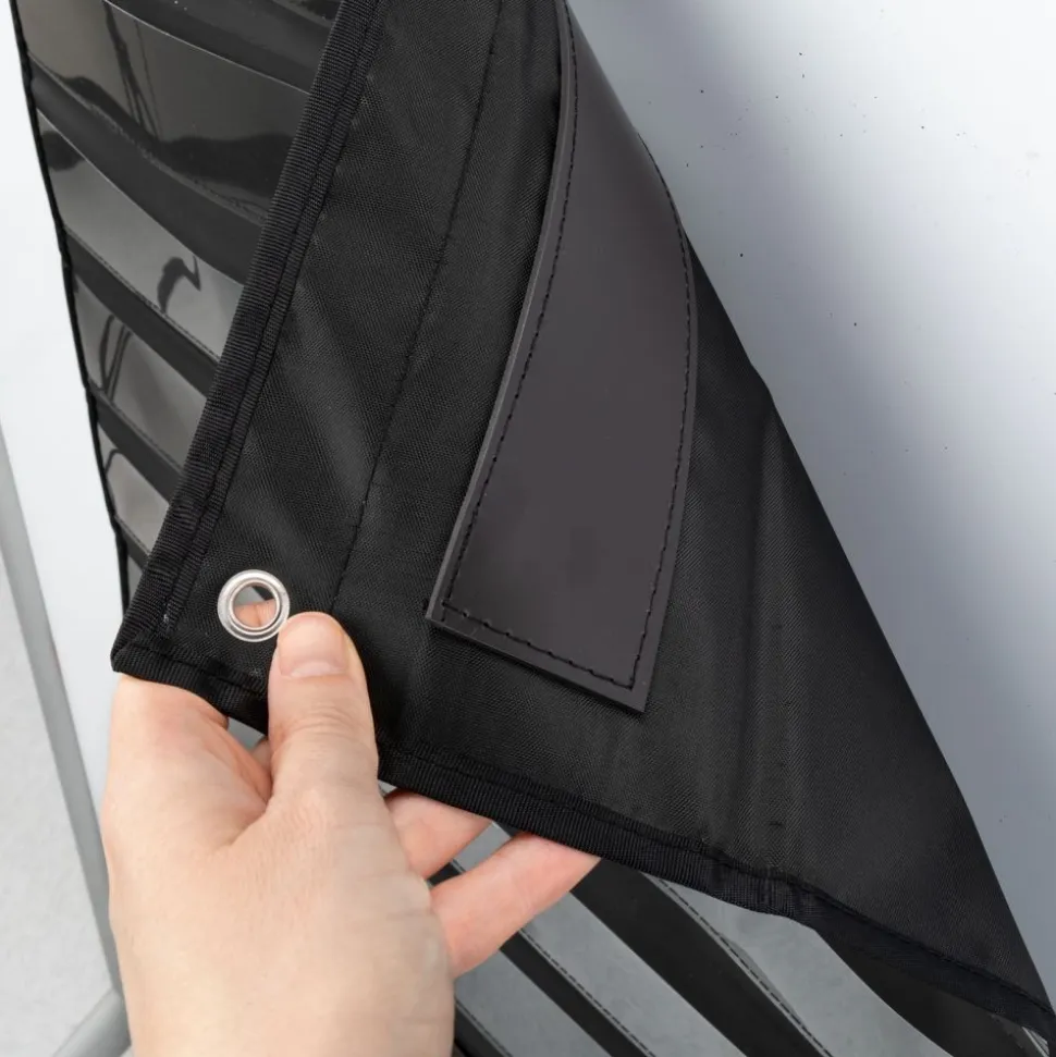 Medium Rectangle Pocket Chart Black - 1 pocket chart