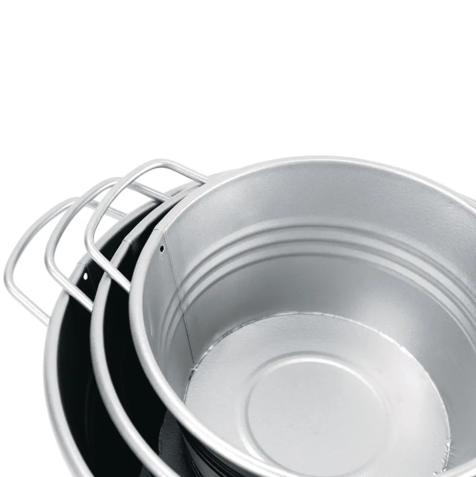 Metal Cans and Tubs, 6pcs
