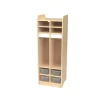Millhouse™ Compact Preschool 2-section Locker w/Tubs
