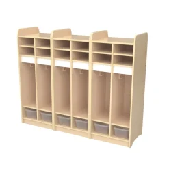Millhouse­™ Compact Toddler 6 section Locker w/ Tubs
