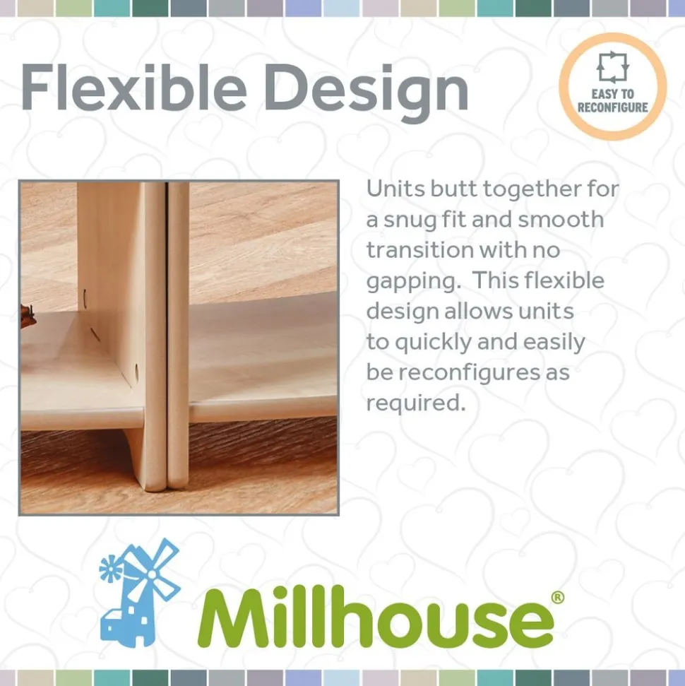 Millhouse™ Extra Wide Storage Unit with Back