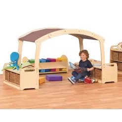 Millhouse™ Low Level Den Cave Set with Baskets - Taupe Roof