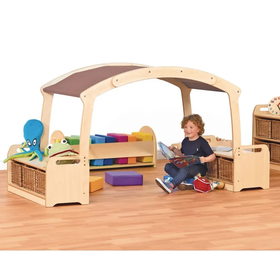 Millhouse™ Low Level Den Cave Set with Baskets - Taupe Roof