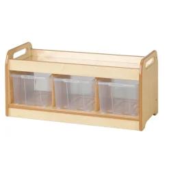 Millhouse™ Low Mirror Play Unit with 3 Clear Tubs