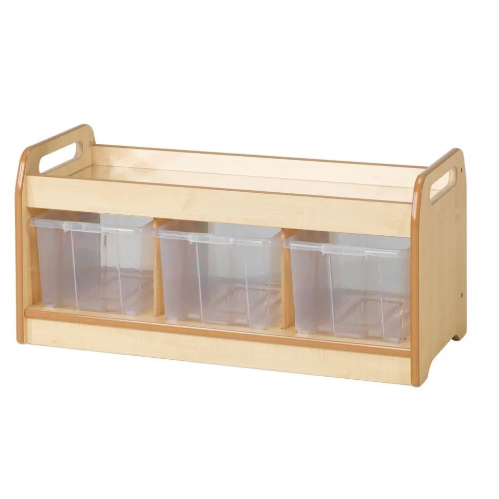 Millhouse™ Low Mirror Play Unit with 3 Clear Tubs