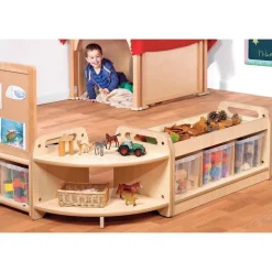 Millhouse™ Low Mirror Play Unit with 3 Clear Tubs