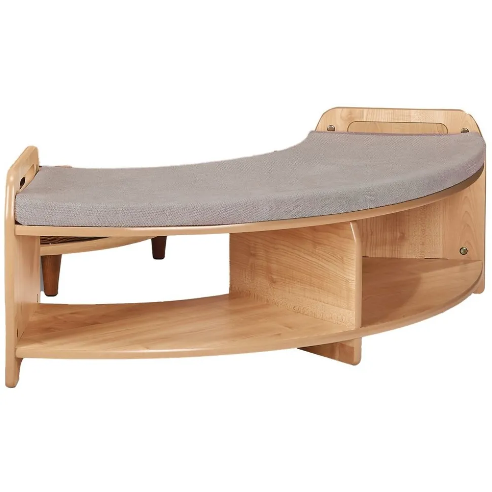 Millhouse™ Low 90º Open Curved Bench with Cushion