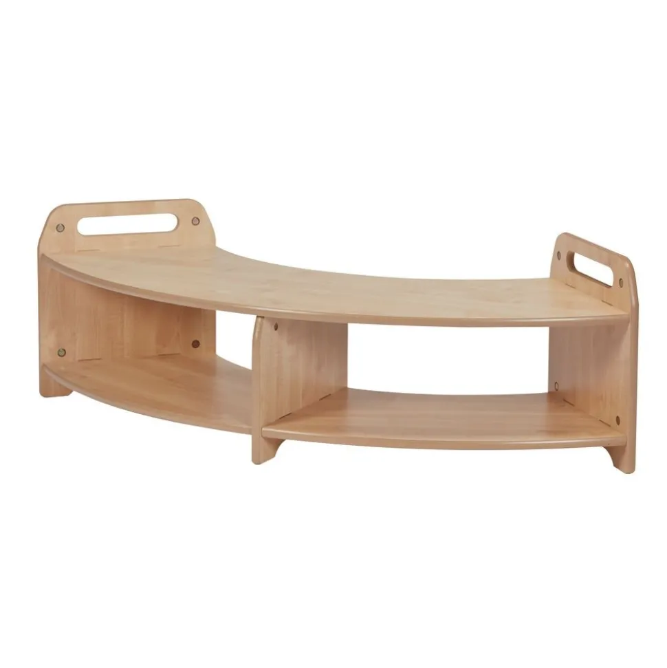 Millhouse™ Low 90º Open Curved Shelving Unit