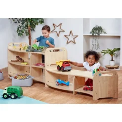 Millhouse™ Low S-Curve Open Shelving Unit