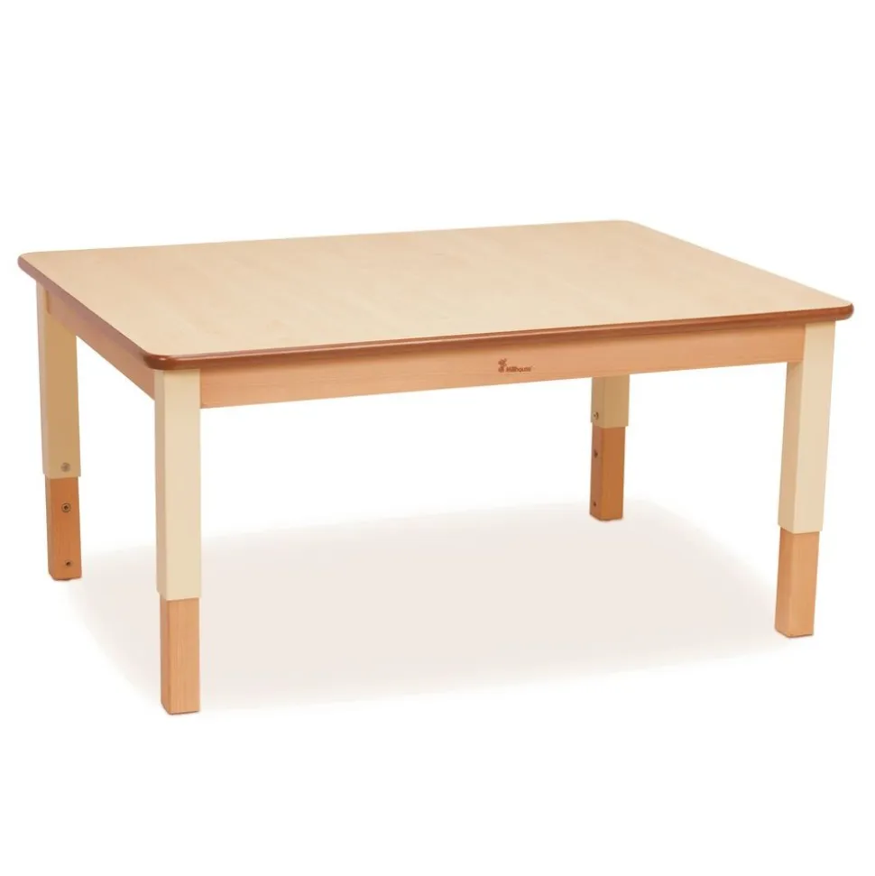 Millhouse™ Medium Adjustable Height Rectangular Table - Seats 6