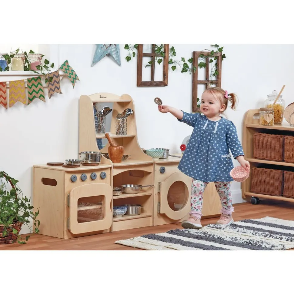 Millhouse™ Natural Kitchen with Storage Dresser - Toddler - Set of 4