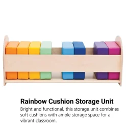 Millhouse™ Rainbow Soft Cushion Set & Storage Unit