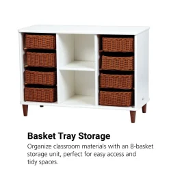 Millhouse™ Shallow Basket Tray Storage with 8 Baskets