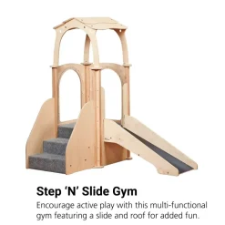 Millhouse™ Step ‘n’ Slide Kinder Gym - With Roof