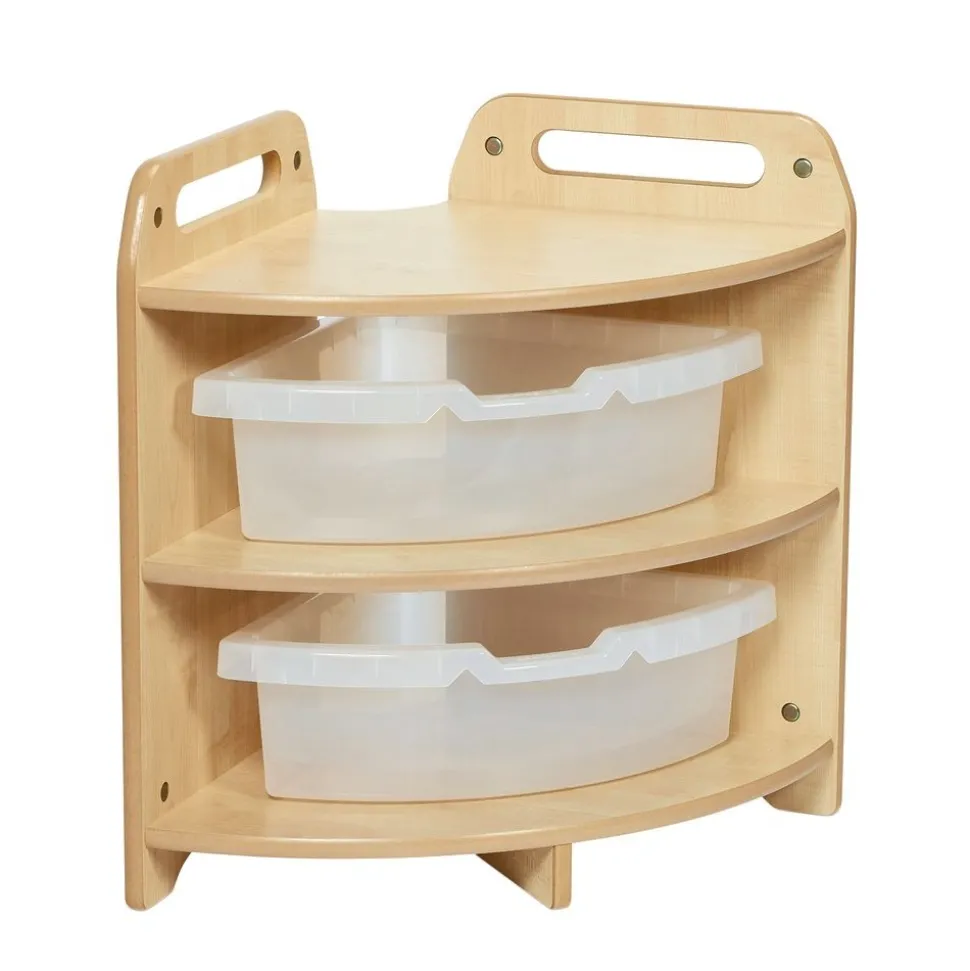 Millhouse™ Tall 90 Degree Corner Unit with 2 Clear Trays
