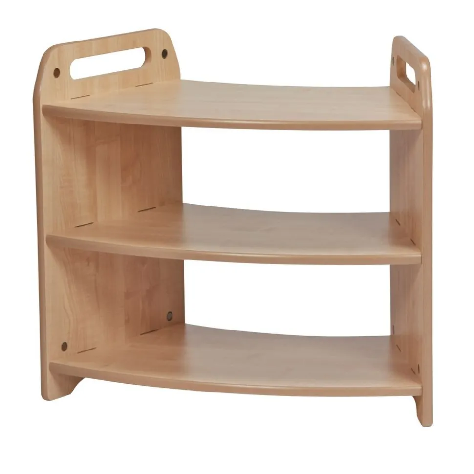 Millhouse™ Tall 45º Open Curved Shelving Unit