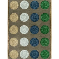 Mindful Seating™ Carpet - 5'4" x 7'8" Area Rug in Color Multi