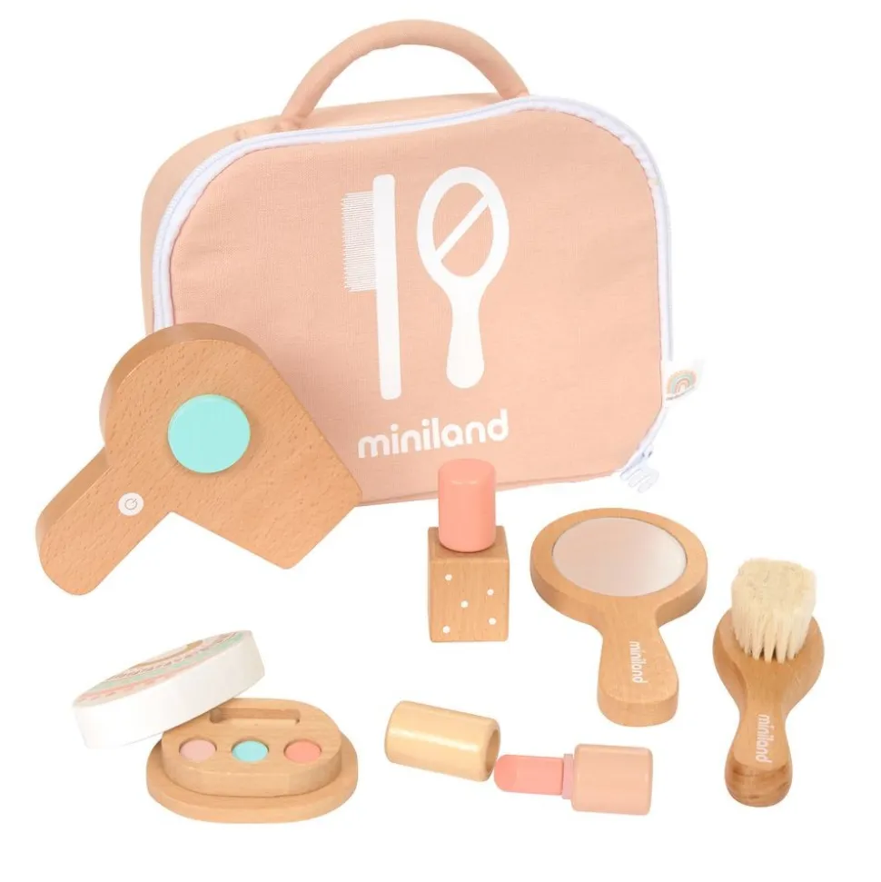 Miniland Doll Wooden Beauty Set