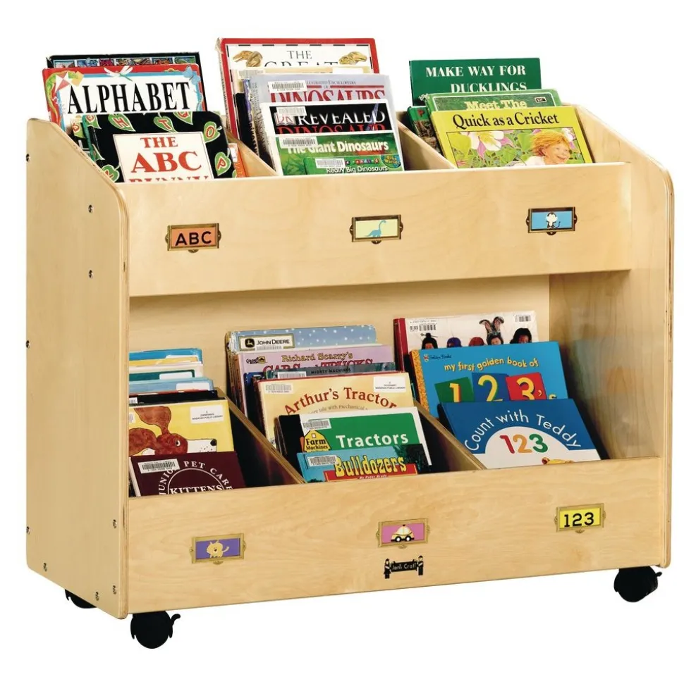 Mobile Book Organizer - 6 Sections