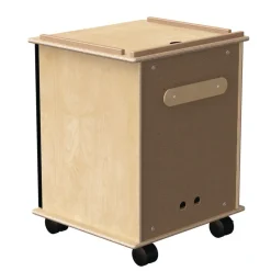 Mobile Laptop and Tablet Storage Cabinet with Casters