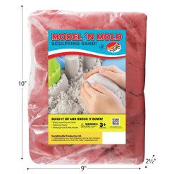 Model 'N Mold Sculpting Sand - Red