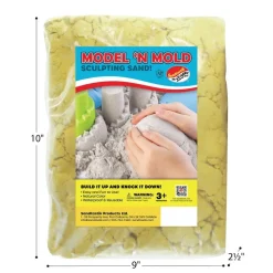 Model 'N Mold Sculpting Sand - Yellow
