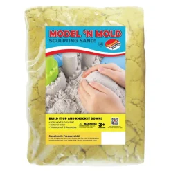 Model 'N Mold Sculpting Sand - Yellow