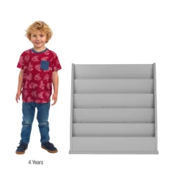 Modern Mist Book Display - Light Gray