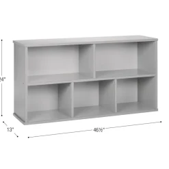 Modern Mist Laminate 5-Compartment Storage Cabinet 24