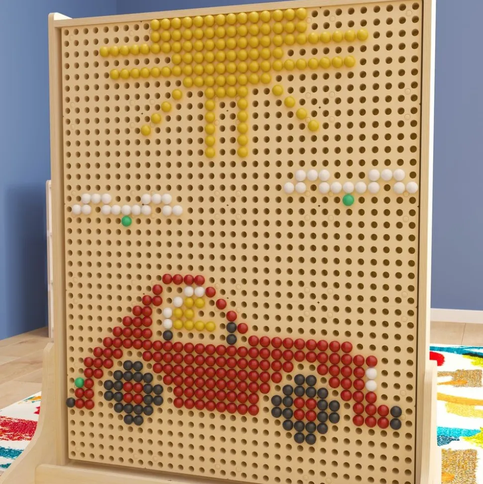 Multicolor STEAM Wall Peg Set: 512 Pieces