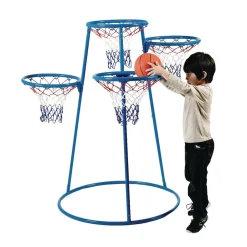 Multi-Ring Basketball Stand