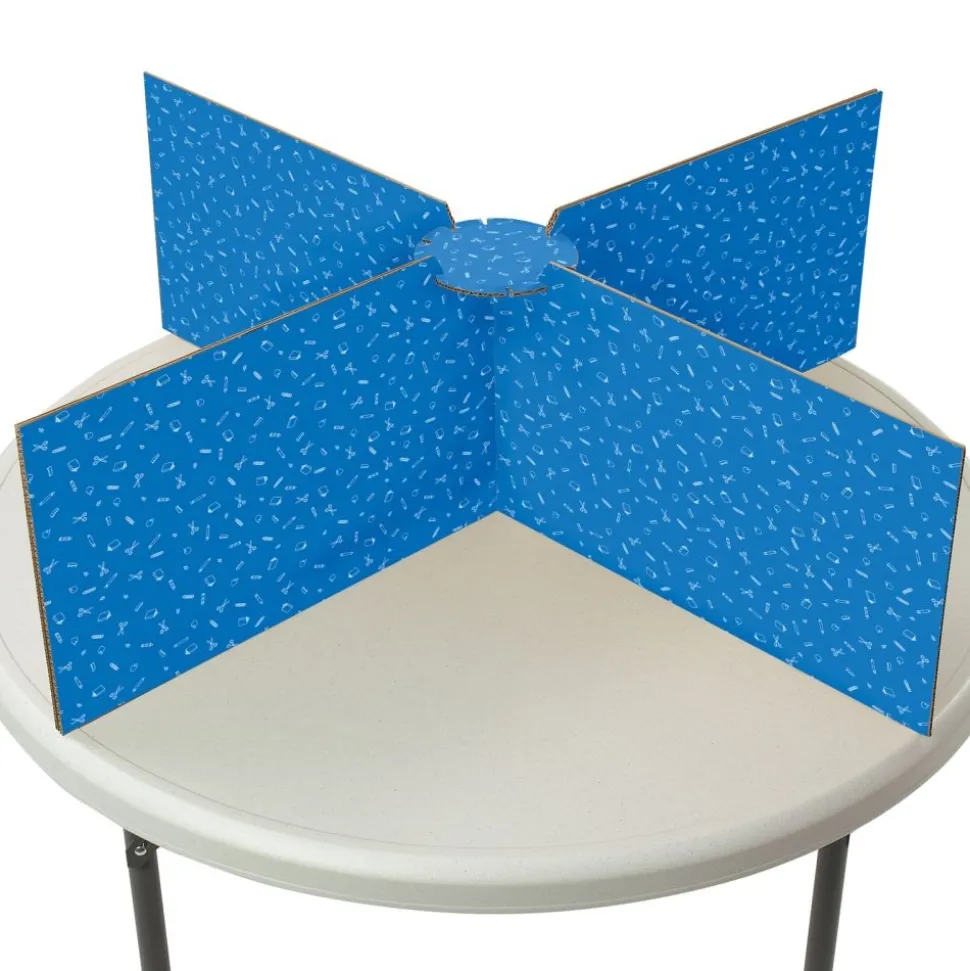Multi-Station Privacy Shield - Blue - Matte - 1 station