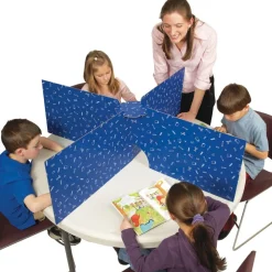 Multi-Station Privacy Shield - Blue - Matte - 1 station