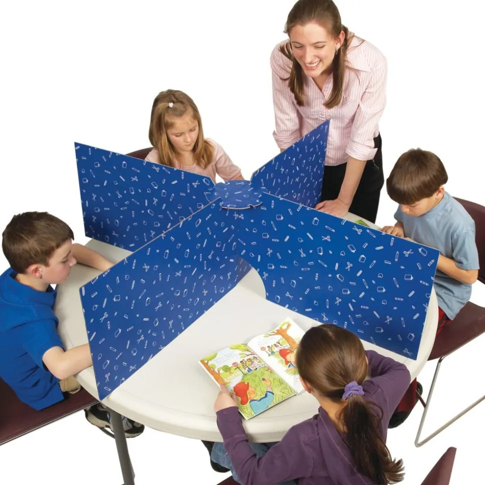 Multi-Station Privacy Shield - Blue - Matte - 1 station