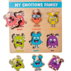My Emotions Family Peg Puzzle