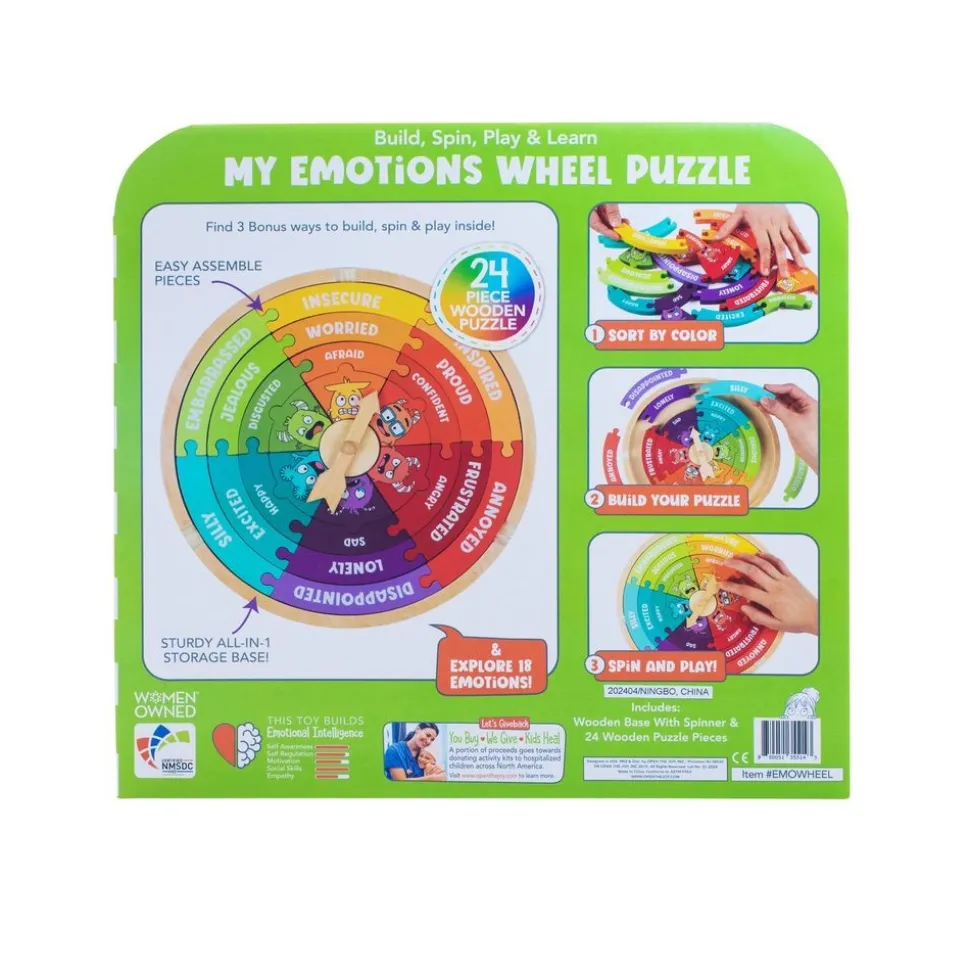 My Emotions Wheel Puzzle