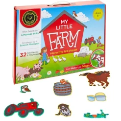 My Little Felt Farm 3D Interactive Story - 32 pieces