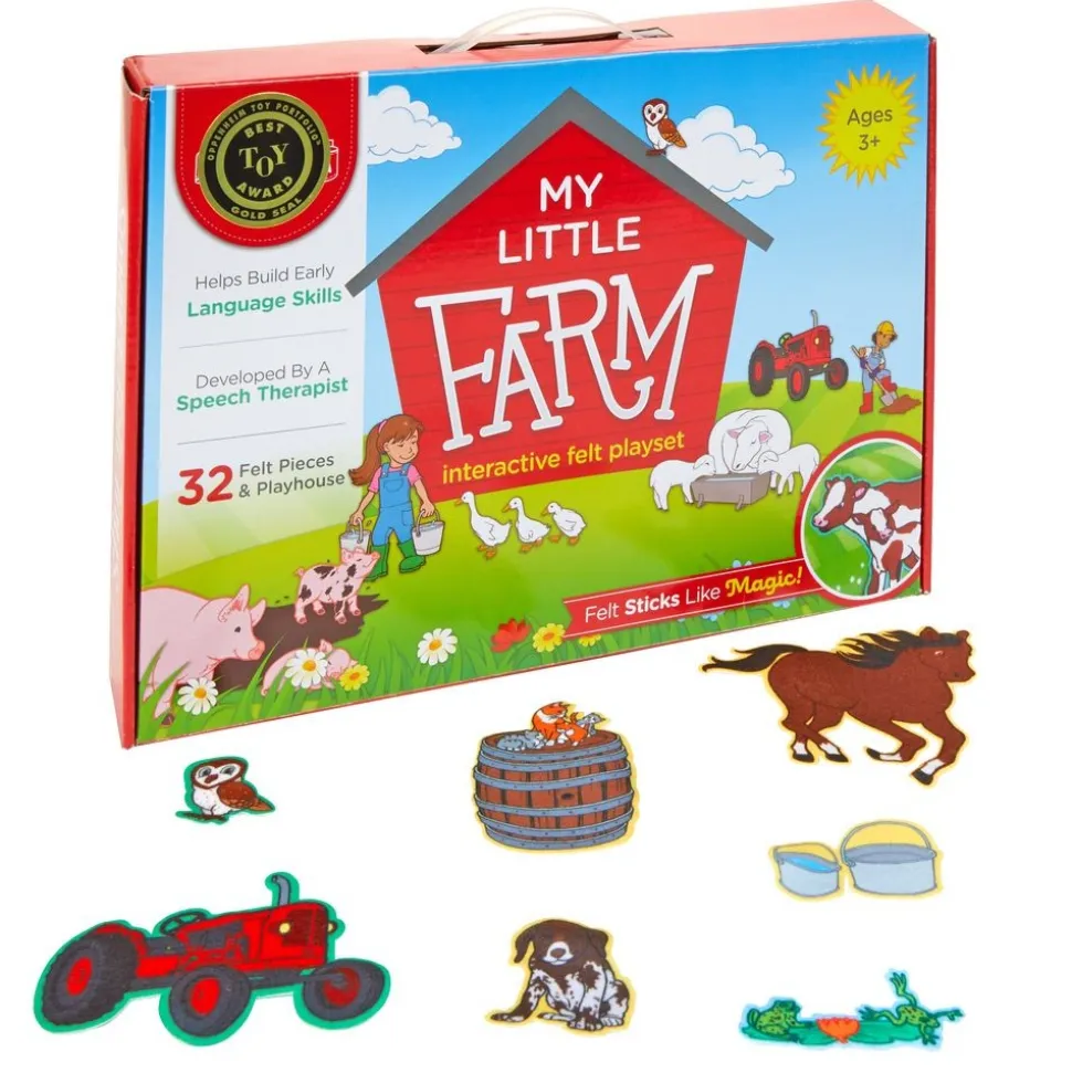 My Little Felt Farm 3D Interactive Story - 32 pieces
