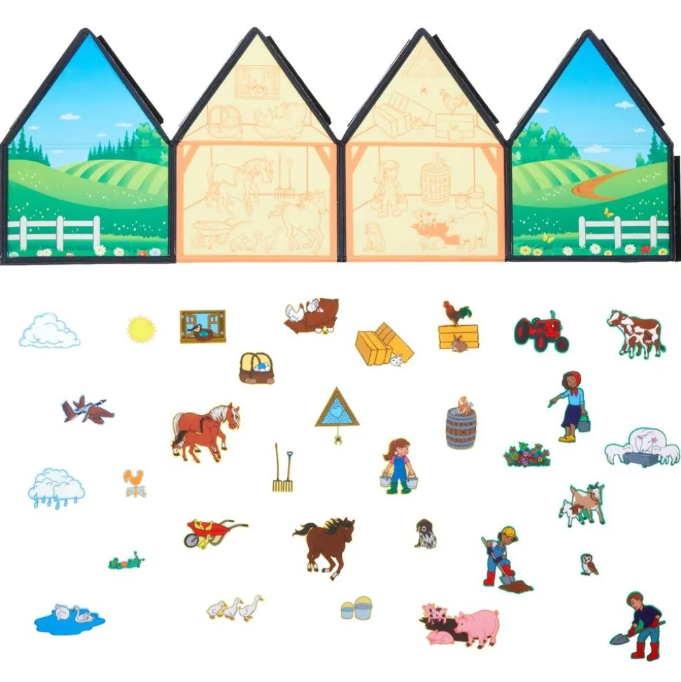 My Little Felt Farm 3D Interactive Story - 32 pieces