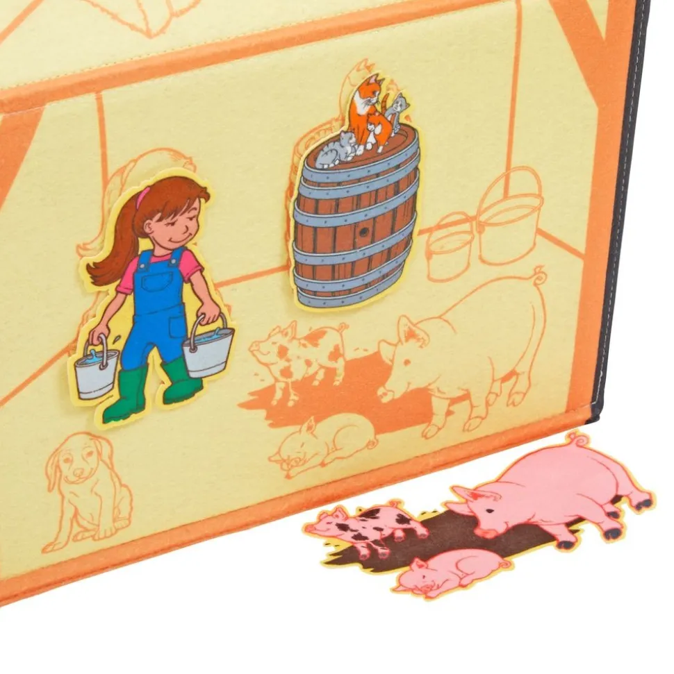 My Little Felt Farm 3D Interactive Story - 32 pieces