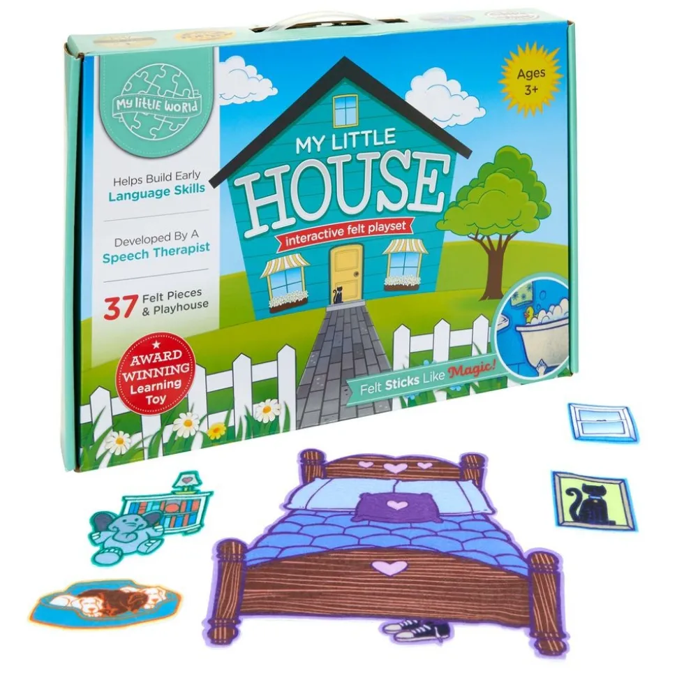 My Little Felt House 3D Interactive Story - 37 pieces