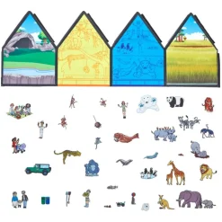 My Little Felt Zoo 3D Interactive Story - 37 pieces