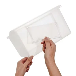 MyPerfectClassroom® Set of 4 Easy-Label Teaching Totes with Lids - Clear